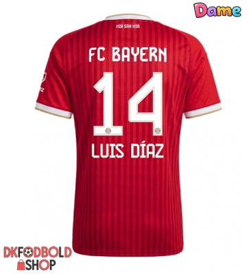 Bayern Munich Luis Diaz #14 Hjemmebanetrøje Dame 2026-27 Kort ærmer Bayern Munich Luis Diaz #14 Hjemmebanetrøje Dame 2026-27 Kort ærmer